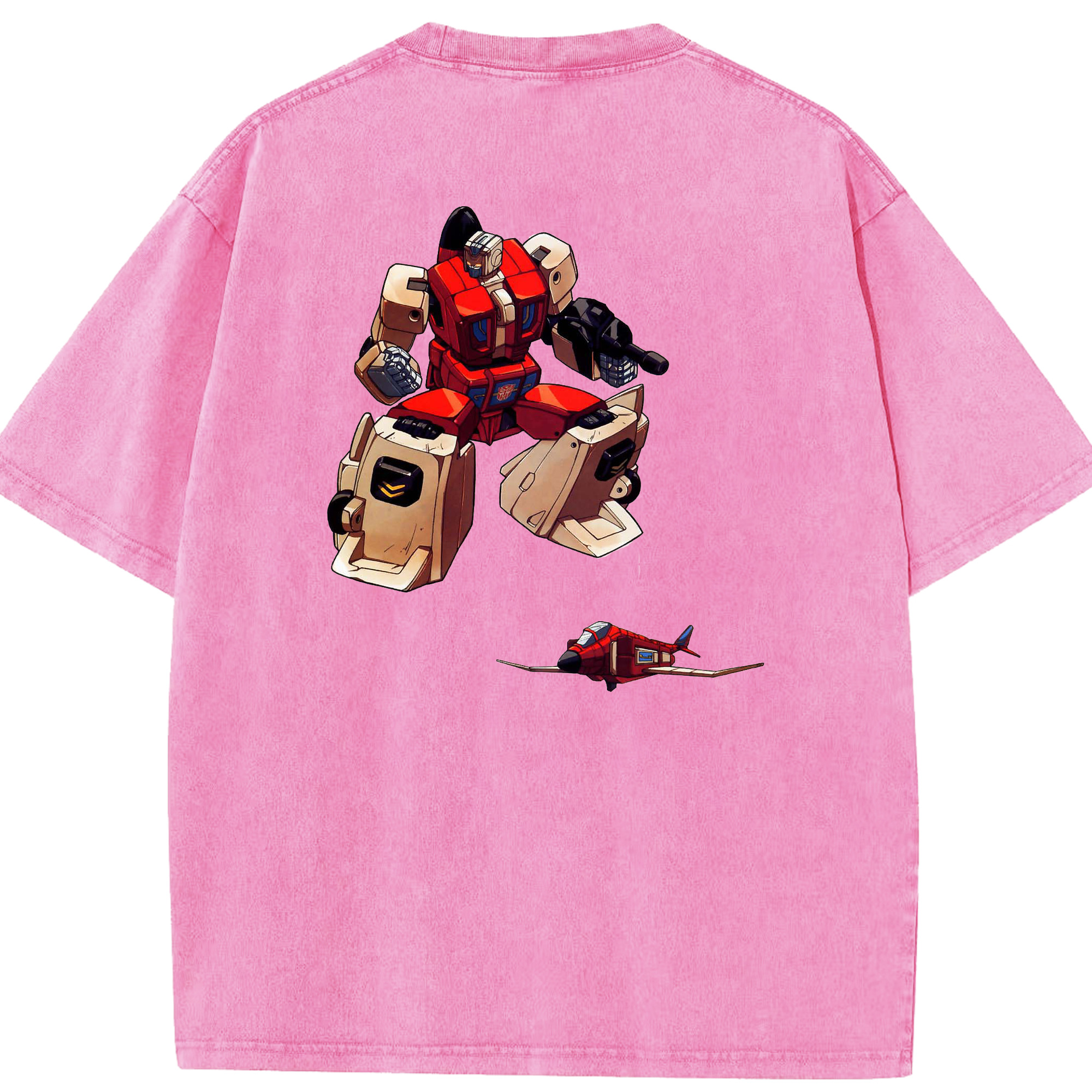 （画像用）  綿100% ヴィンテージ風 半袖Tシャツ（背面プリント）